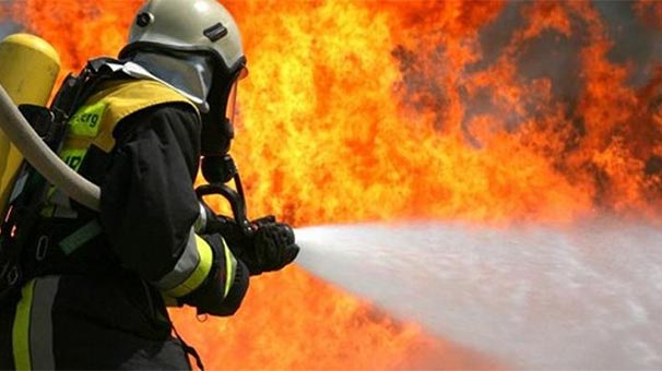 Gaziantep'te iplik fabrikasında yangın çıktı