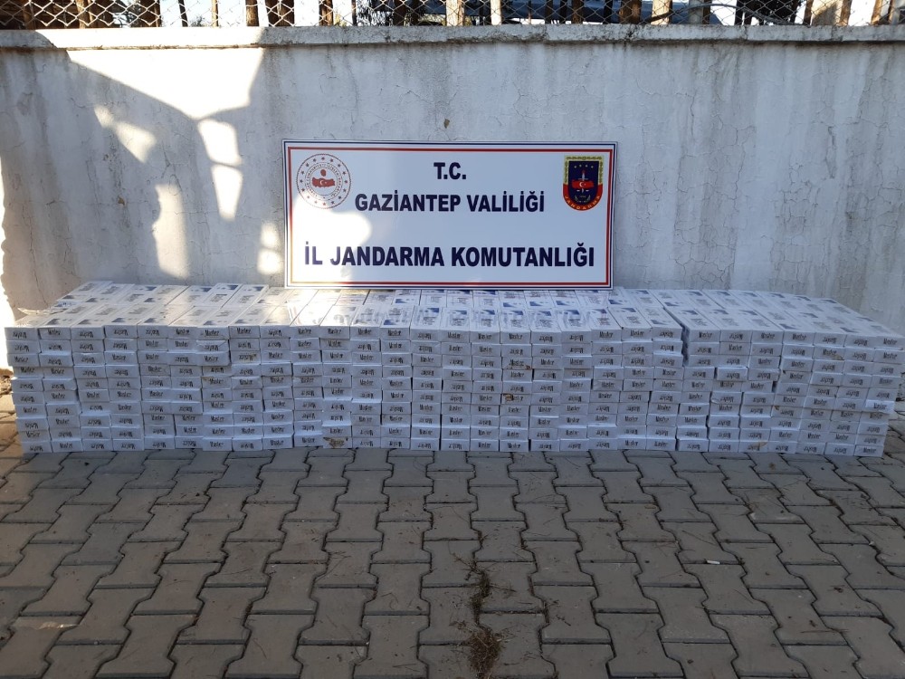 Gaziantep’te kaçak sigara operasyonu 