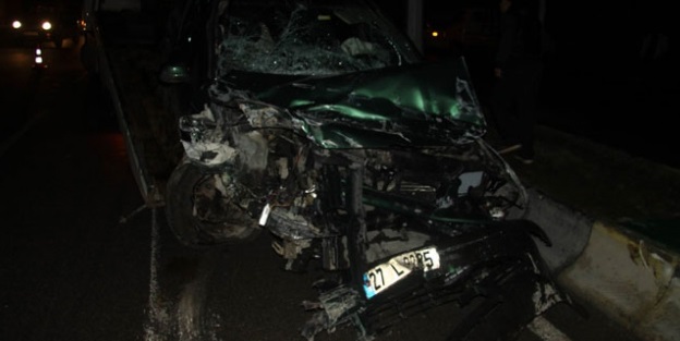 Gaziantep'te kaza: 2 yaralı