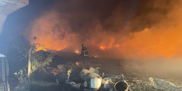 Gaziantep'te korkutan yangın!