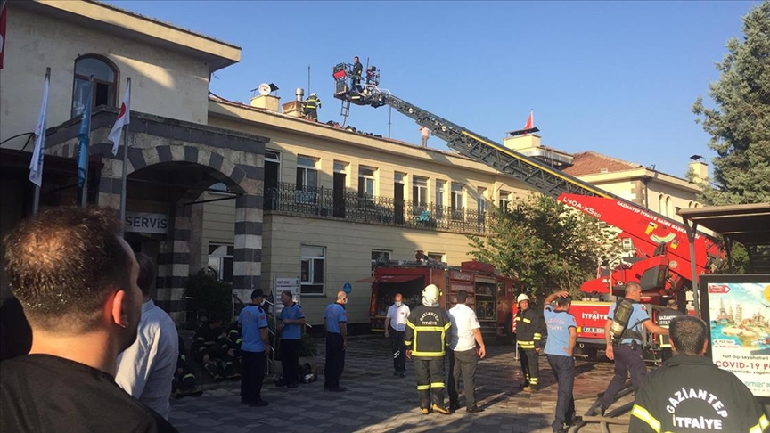 Gaziantep'te özel bir hastanede çıkan yangın kontrol altına alındı