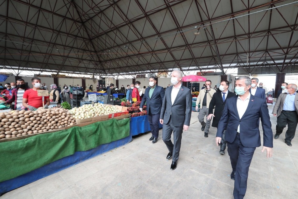Gaziantep’te pazar yerleri denetlendi 