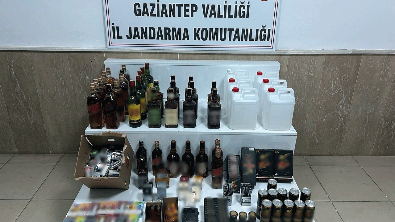 Gaziantep'te sahte alkol operasyonu! 1 gözaltı