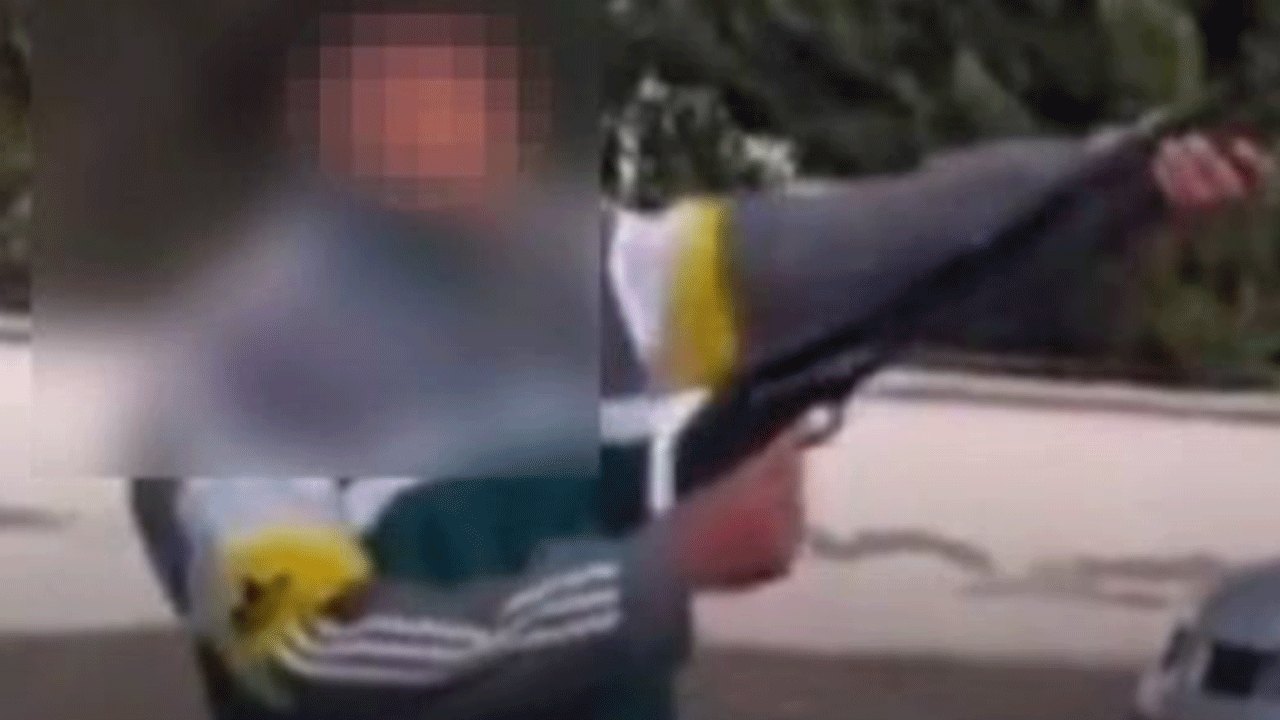 Gaziantep'te şok görüntüler: 3 çocuk pompalı tüfekle ateş açtı!