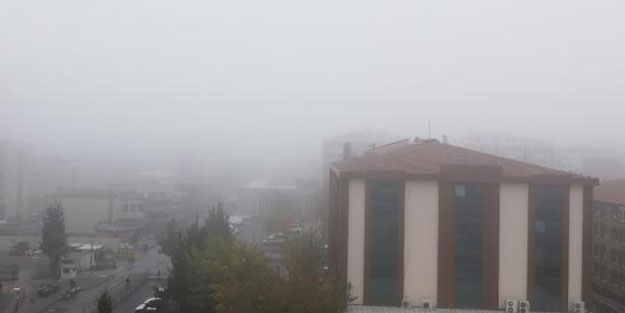 Gaziantep'te ulaşıma sis engeli