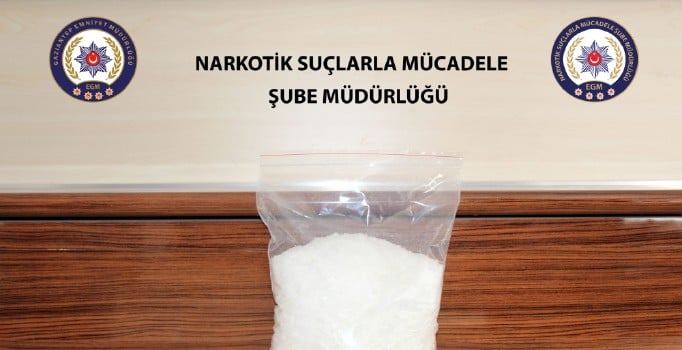 Gaziantep'te uyuşturucu operasyonu: 1 kilo metamfetamin ele geçirildi