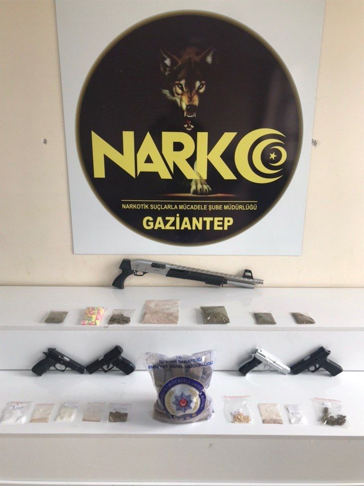 Gaziantep’te uyuşturucu operasyonu: 22 gözaltı 