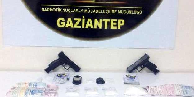 Gaziantep'te uyuşturucu operasyonu: 8 gözaltı