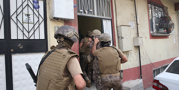 Gaziantep'te uyuşturucu operasyonunda 10 zanlı yakalandı