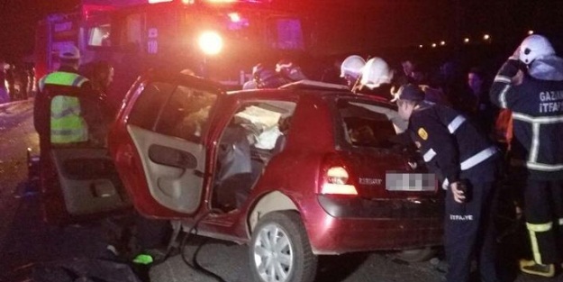 Gaziantep'te zincirleme kaza: 5 ölü, 5 yaralı!