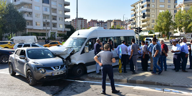 Gaziantep'te zincirleme trafik kazası: 6 yaralı