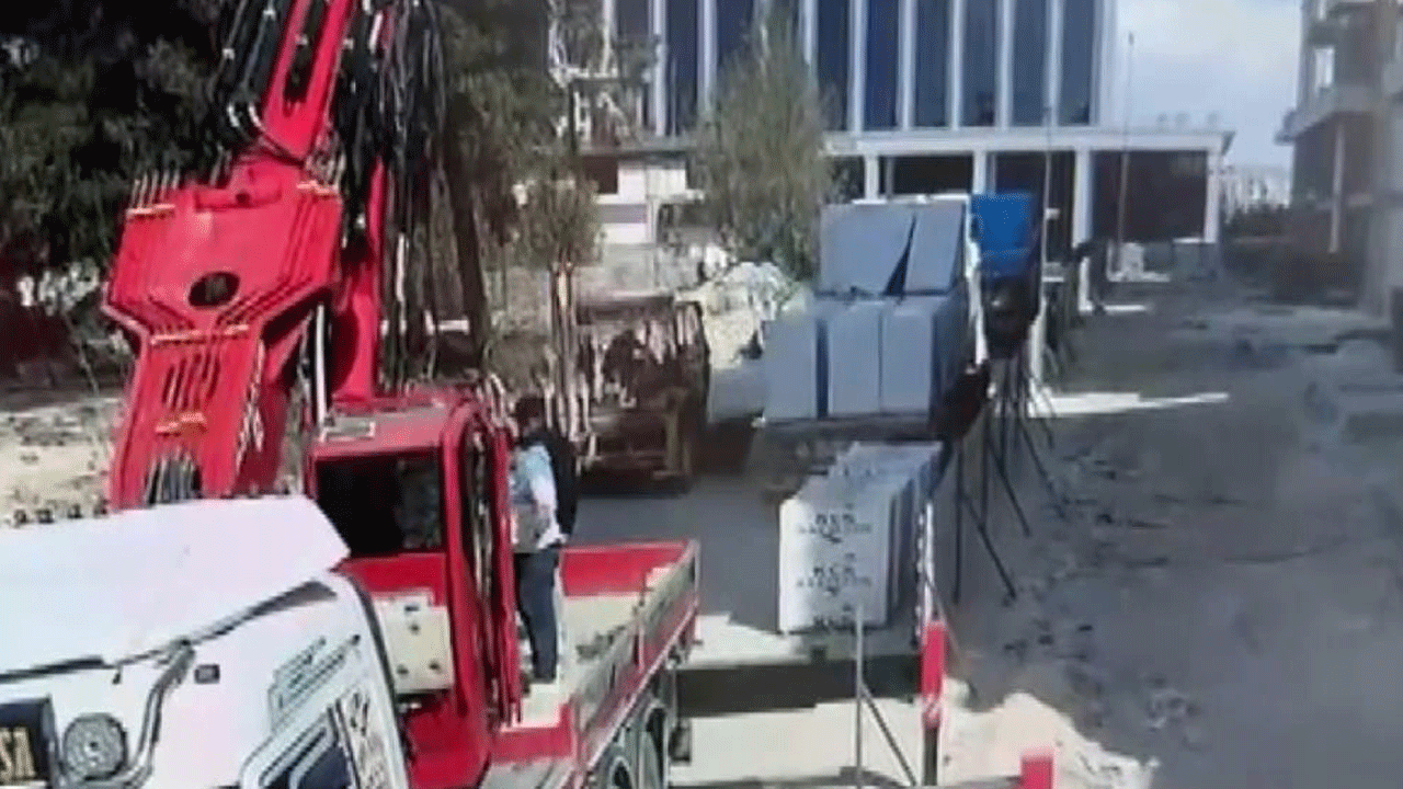 Gaziantep'teki feci olay kamerada!