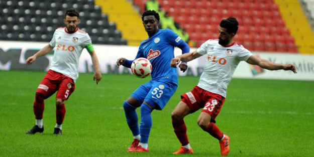 Gazişehir Gaziantep sahasında Çaykur Rizespor'a mağlup oldu