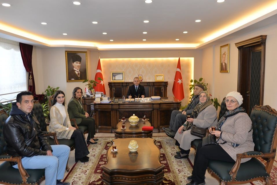 Gaziye madalyasını Kaymakam Pişkin verdi 