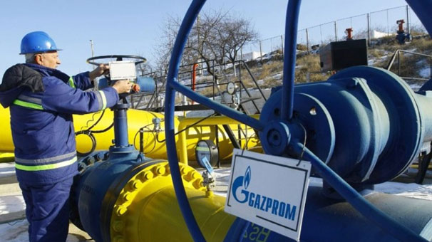 Gazprom'un doğalgaz ihracatı yükseldi