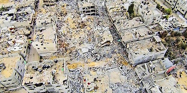 Gazze bina mezarlığı gibi