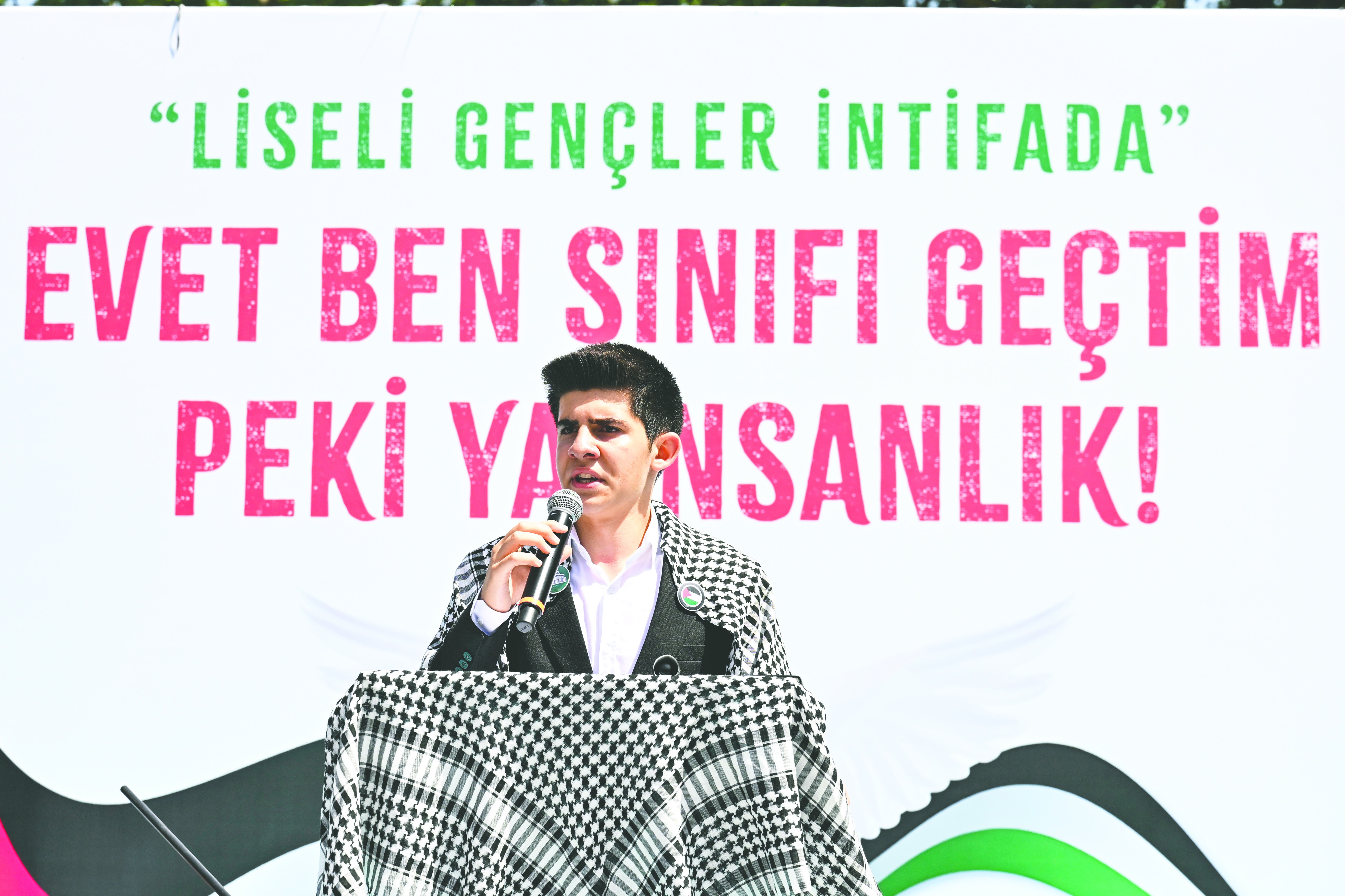 Gazze çağrısını yineleyecek! Liseliler sınıfı geçti ama insanlık sınıfta kaldı