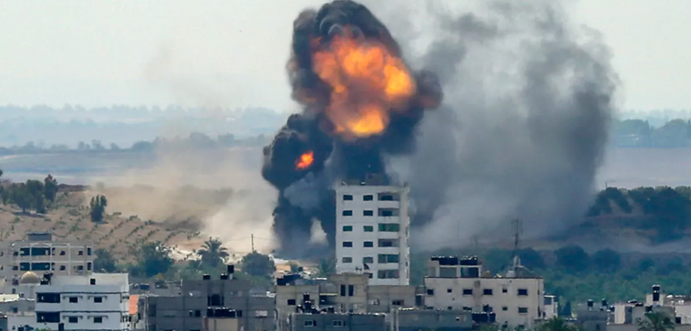 Gazze her an patlamaya hazır volkan gibi