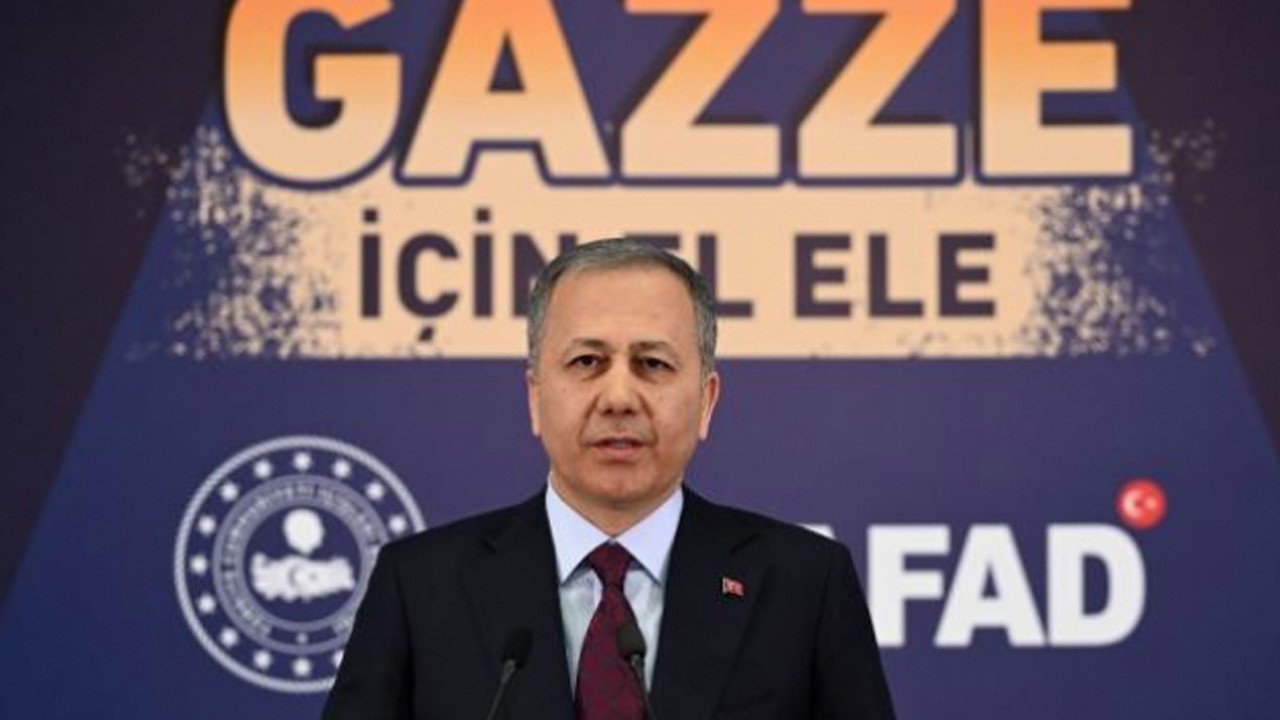 'Gazze İçin El Ele' yardım kampanyası! Yerlikaya: Bütün çabamız Filistinlilere destek