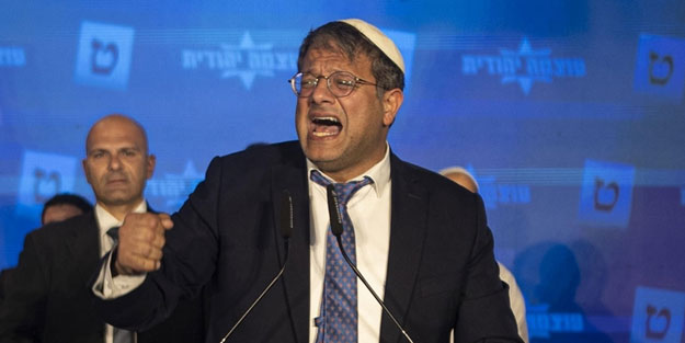 Gazze için skandal açıklamalarda bulunan aşırı sağcı Ben-Gvir'e yumruklu saldırı