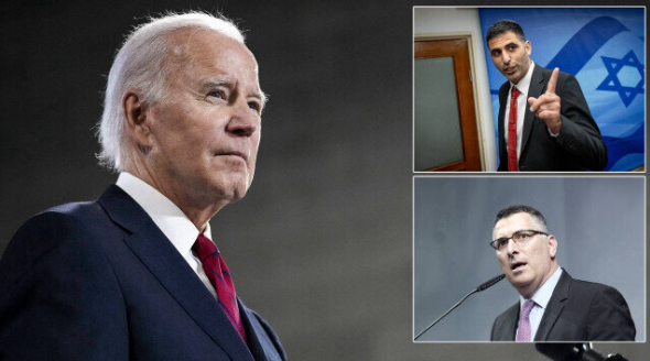 Gazze katliamcıları birbirine düştü! İsrailli iki bakandan Biden'a yanıt geldi