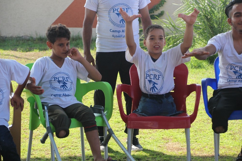 Gazze’de ampute çocuklar unutulmadı 