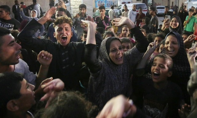 Gazze'de ateşkes sevinci