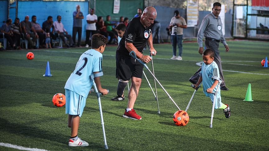 Gazze'de çocuk ampute futbol takımı kuruldu