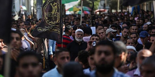 Gazze'de Filistin intifa dası anıldı