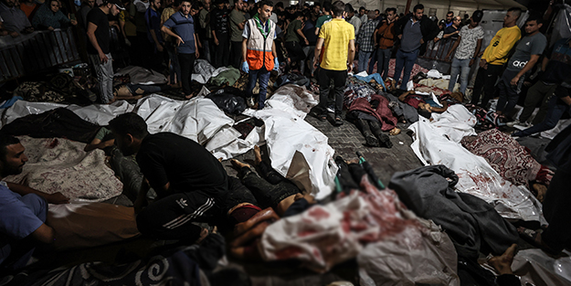 Gazze'de hastane katliamı: En az 500 ölü! DSÖ'den İsrail saldırısına 'kınama'