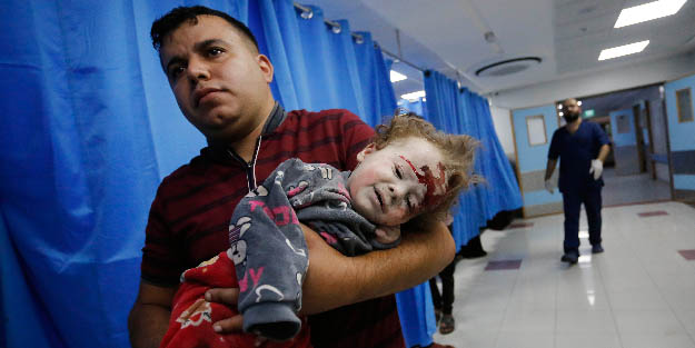 Gazze'de katliam var! Can kaybı 614'ü çocuk 1900'e yükseldi