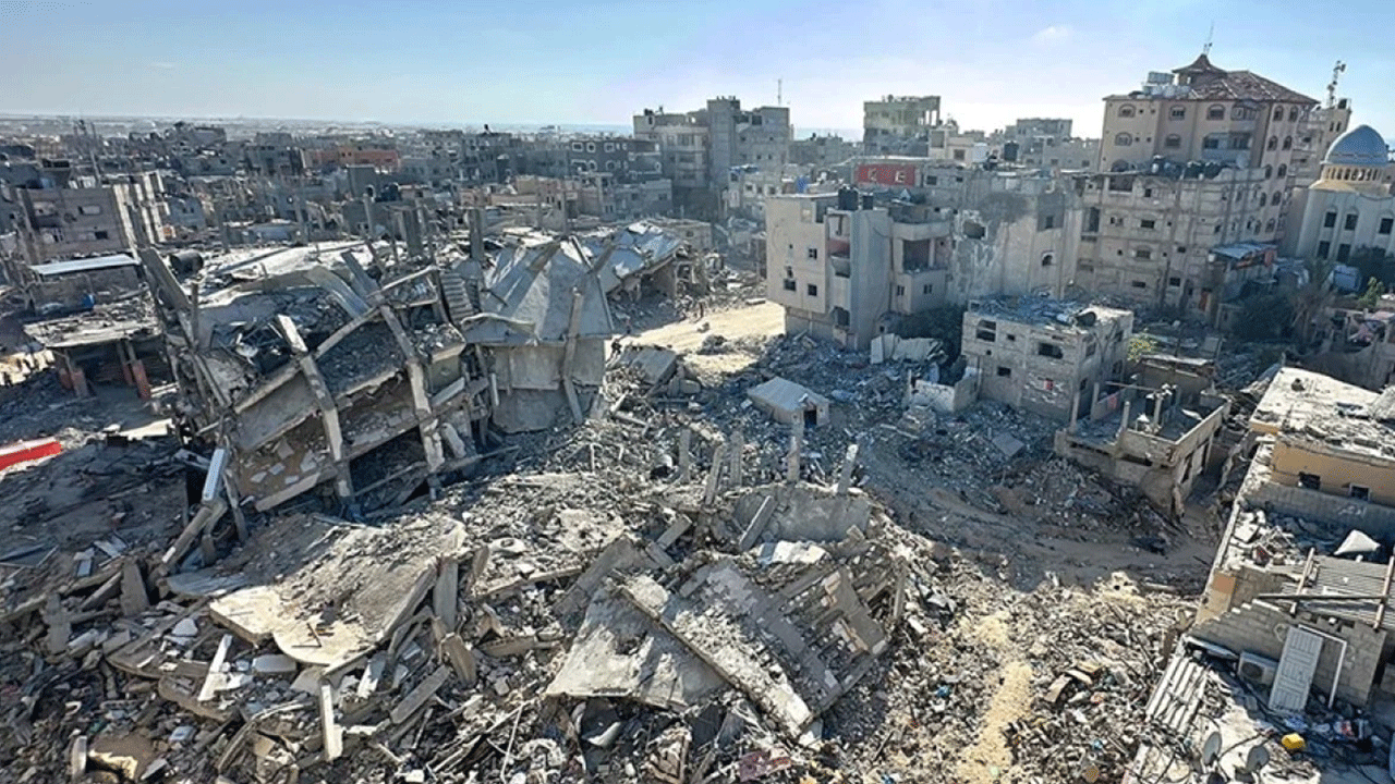 Gazze'de şehit sayısı 45 bin 317 oldu