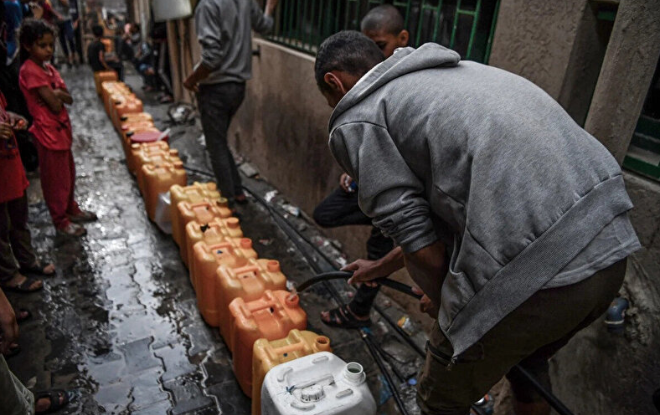 Gazze'de siviller açlıktan ölme tehlikesiyle karşı karşıya