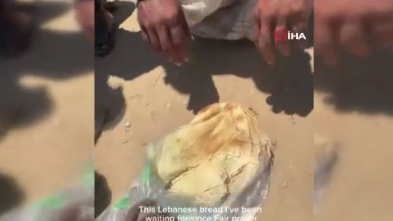 Gazze’de yardım paketlerinden küflü ekmek çıktı