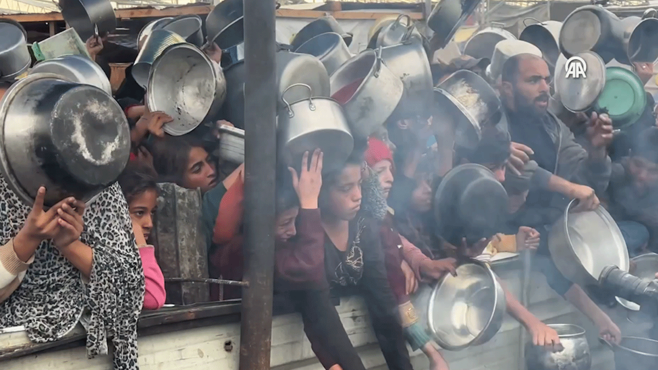 Gazze'de yürekleri yakan görüntüler