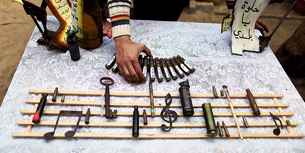 Gazze'de, enkazdan çıkan sanat ancak bu kadar güzel olabilir