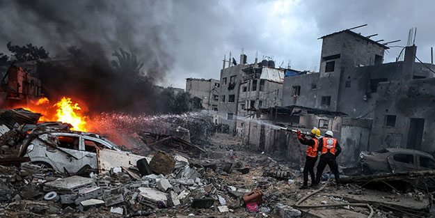 'Gazze'deki soykırımın 333. günü'! Cumhurbaşkanlığı Kabinesi üyeleri insanlık dramına dikkat çekti