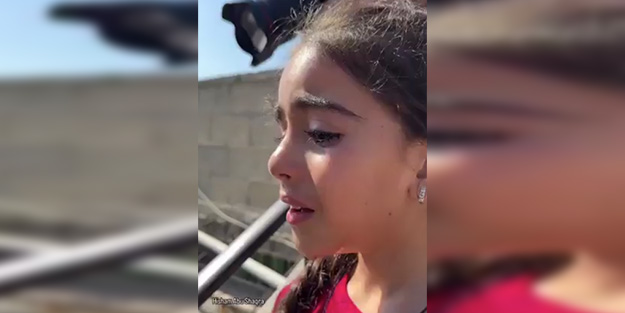 Gazze'den kahreden görüntü! Minik kız evinin enkazının başında bakın ne istedi...