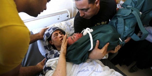 Gazzeli anne oğlunu son kez öptü