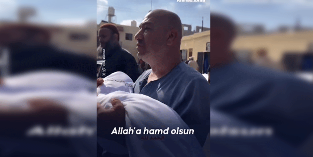 Gazzeli babanın mesajı küffarın kaybedeceğinin ispatı!