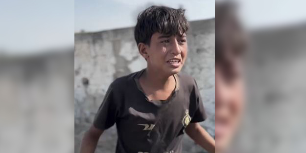 Gazzeli çocuğun haykırışı boğazları düğüm düğüm etti! 'Ölüp dinlenmek istiyorum artık'