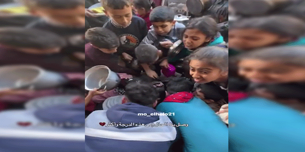 Gazzeli çocukların açlık dramı!