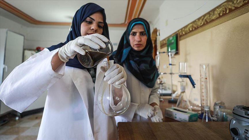 Gazzeli genç kadın üniversite bitirme tezini üretim projesine dönüştürdü