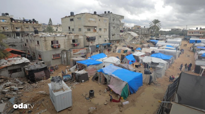 Gazzeliler kışı çadırda geçiriyor