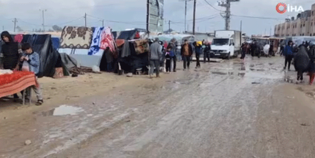 Gazzelilerin çadırda yaşam savaşı!