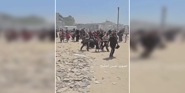 Gazzelilerin gidecek yeri kalmadı! Sığındıkları bölgeye bombardıman tehdidi