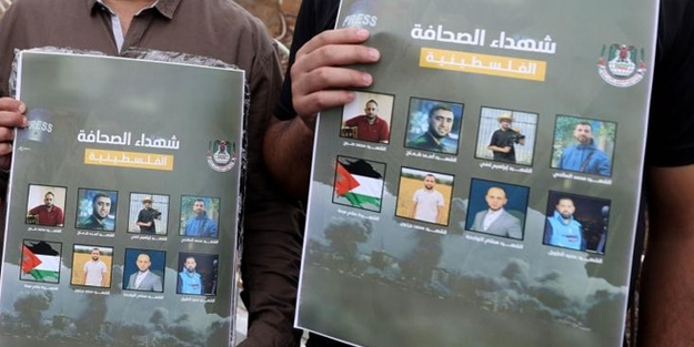 Gazze'ye yapılan saldırılarda 8 gazeteci şehit oldu!