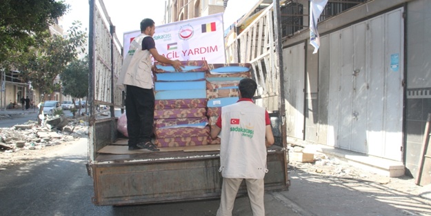 Gazze'ye yardımlar ulaştı