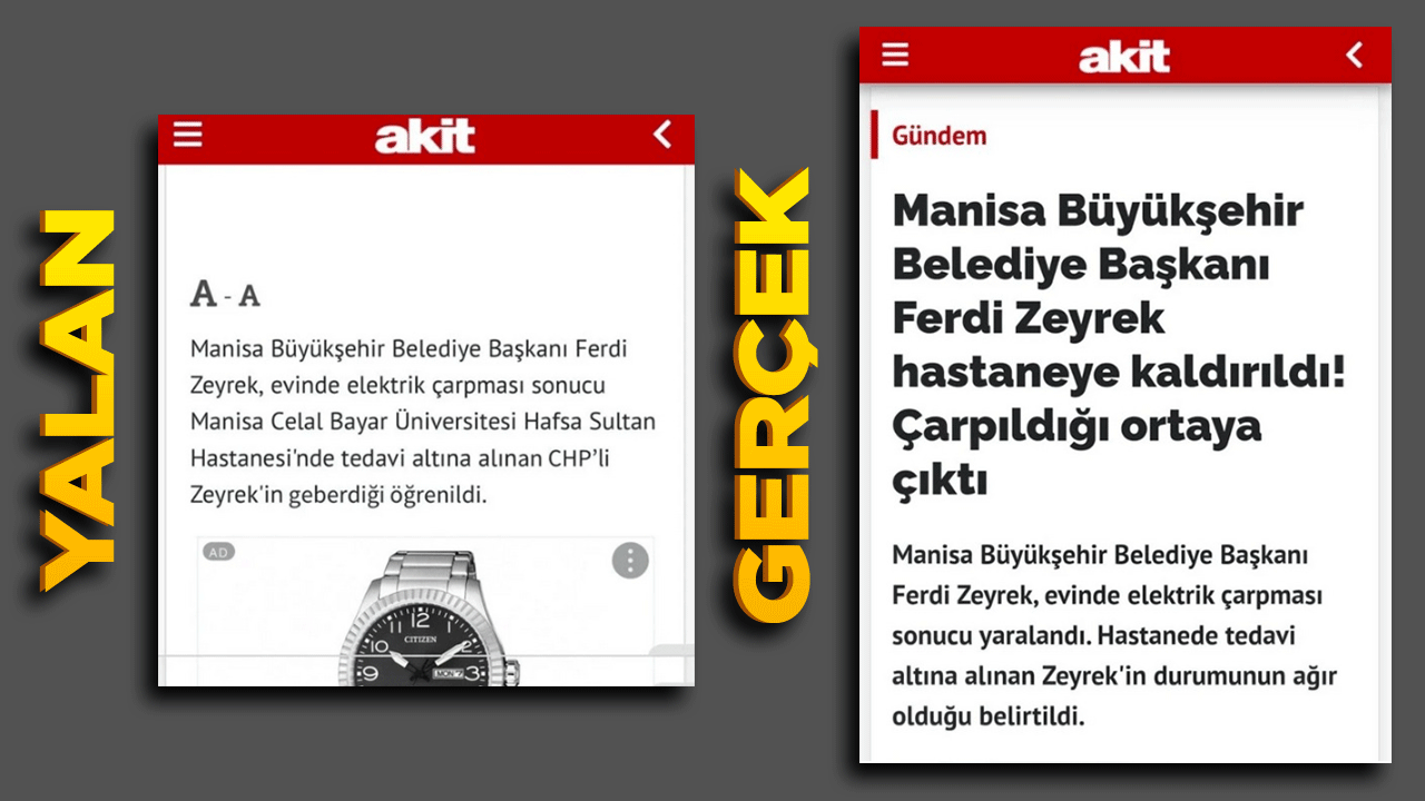 ‘Geberdi’ diyenin de linçe kalkışanın da… Akit’i iftiralarla susturamazsınız