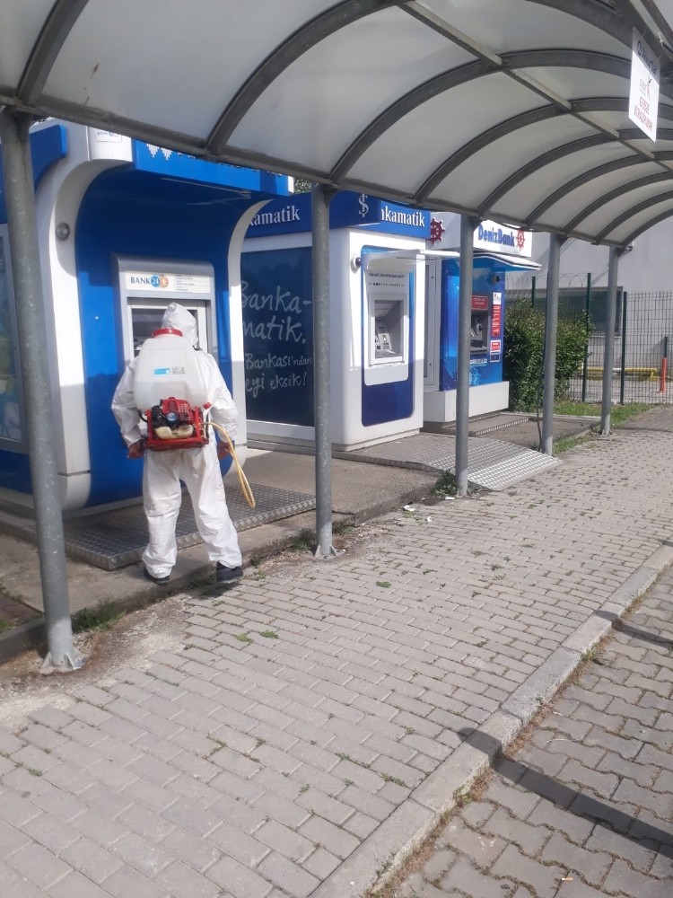 Gebze’de dezenfektasyon çalışmaları sürüyor 